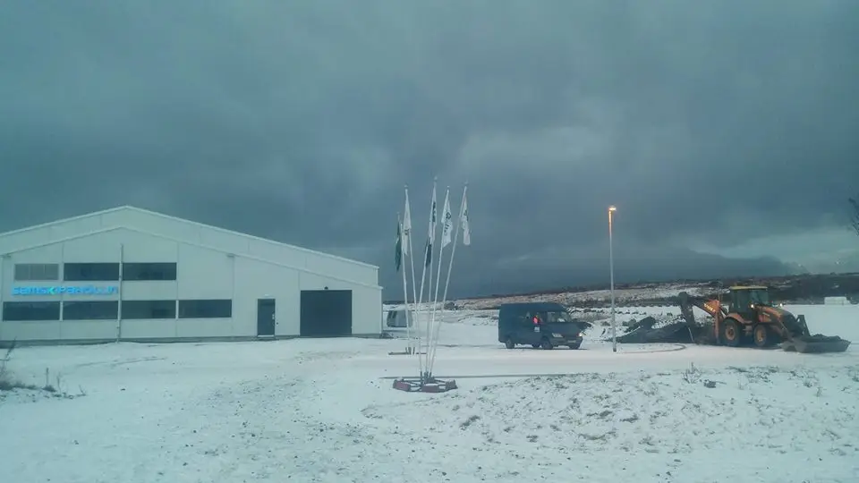 Framkvæmdir við Samskipahöll