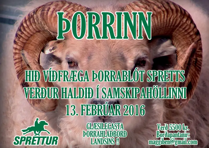 Sprettur þorra 2016