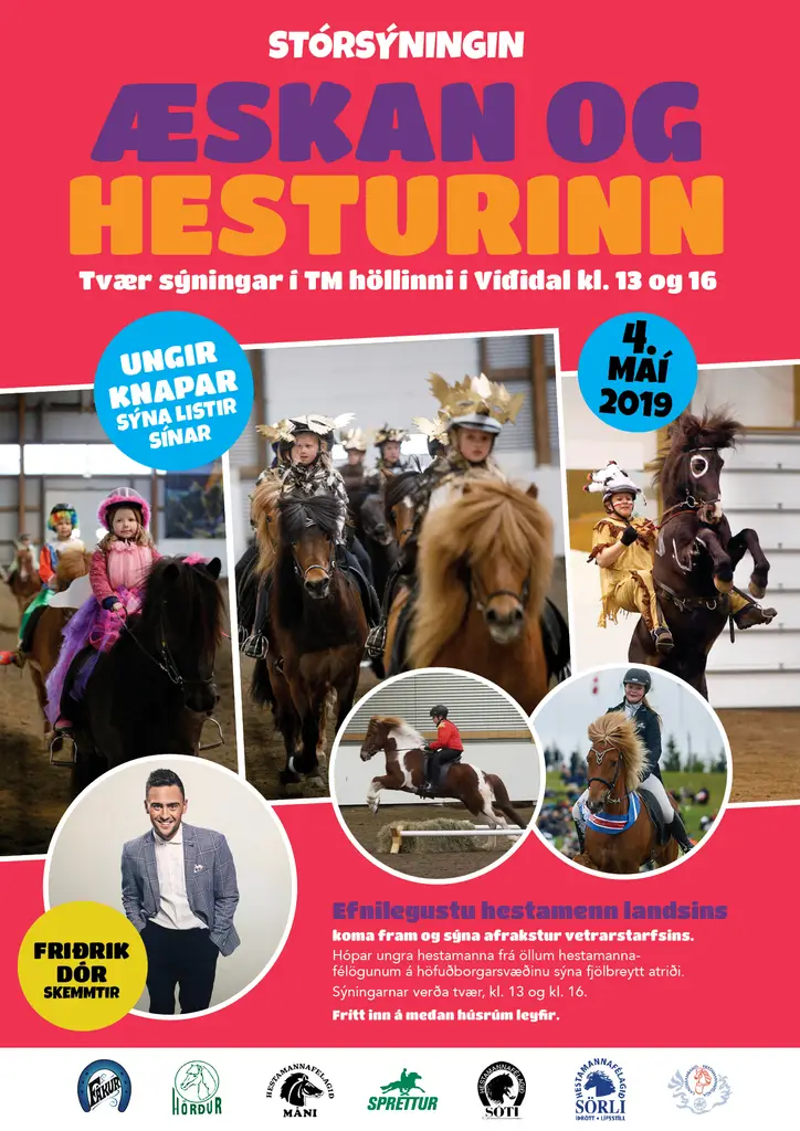 Æskan og hesturinn 2019 vefur